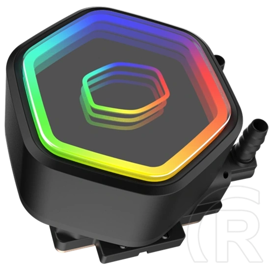 Cooler Master MasterLiquid 360 Core II ARGB vízhűtés (360 mm, 3x120 mm ventilátor, PWM, max 1750 RPM, ventilátor zaj 27,