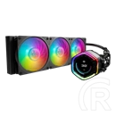 Cooler Master MasterLiquid 360 Ion vízhűtés (360 mm, 3x 120 mm ARGB ventilátor, max 2400 RPM, fekete)