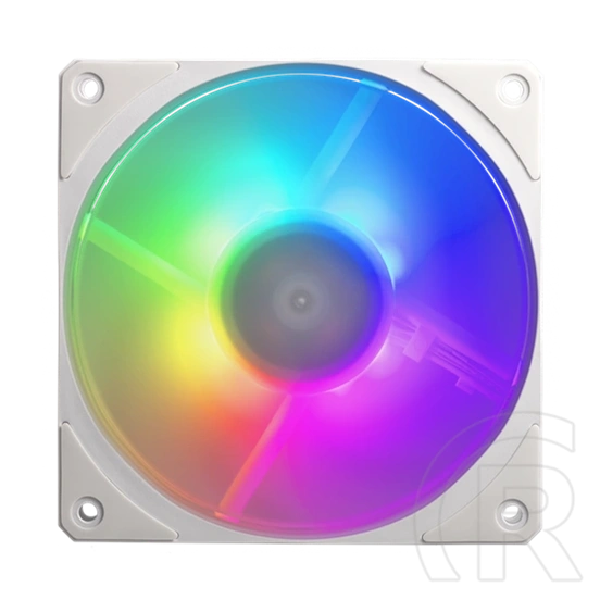 Cooler Master Mobius 120P ARGB hűtő ventilátor (120 mm, PWM, max 2400 rpm, fehér)