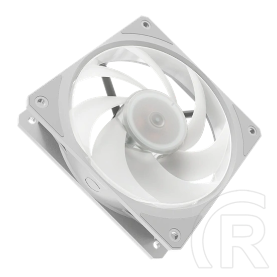 Cooler Master Mobius 120P ARGB hűtő ventilátor (120 mm, PWM, max 2400 rpm, fehér)