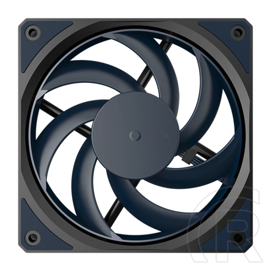 Cooler Master Mobius 120 Slim hűtő ventilátor (120 mm, max 2500 RPM, 4 tűs, PWM, fekete)