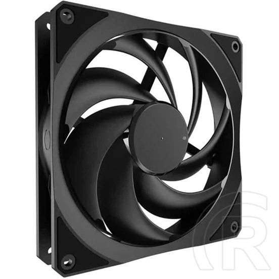 Cooler Master Mobius 140 hűtő ventilátor (140 mm, PWM, 0-1900 RPM, 76.5 CFM, 30 dBA, fekete)