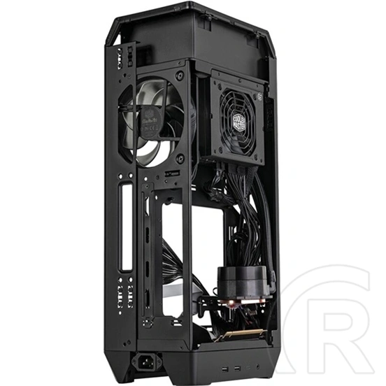 Cooler Master Ncore 100 Max NR100 (ITX, beépített SFX Gold 850W tápegységgel, sötétszürke)