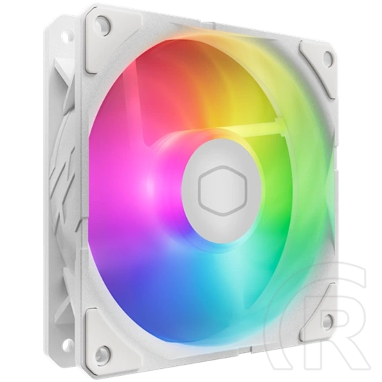 Cooler Master SickleFlow Edge 120 ARGB White Edition hűtő ventilátor (120 mm, PWM, ARGB Gen2, Loop Dynamic Bearing, 32,8