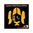 Corepad Logitech G303 Shroud Edition Soft Grips narancssárga