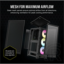 Corsair 2000D RGB Airflow ház (Mini-ITX, fekete)