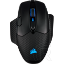 Corsair Dark Core RGB Pro cordless optikai egér (Bluetooth, fekete)