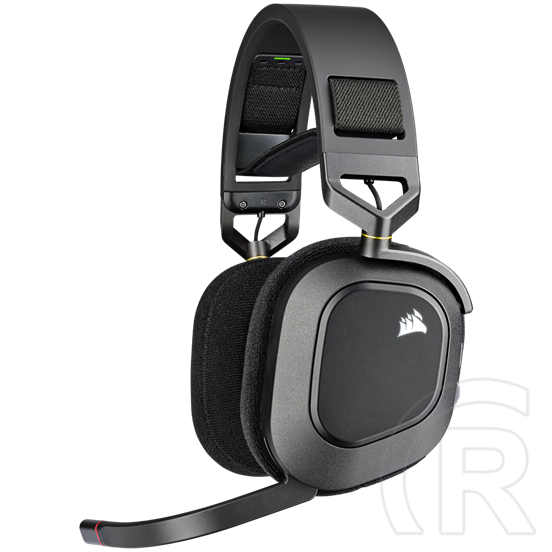 Corsair HS80 RGB Wireless gamer mikrofonos fejhallgató (fekete)