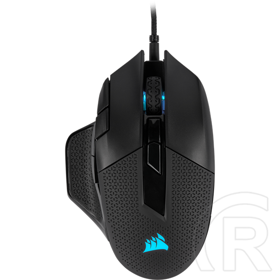 Corsair Nightsword RGB Tunable FPS/MOBA Gaming optikai egér (USB, fekete)