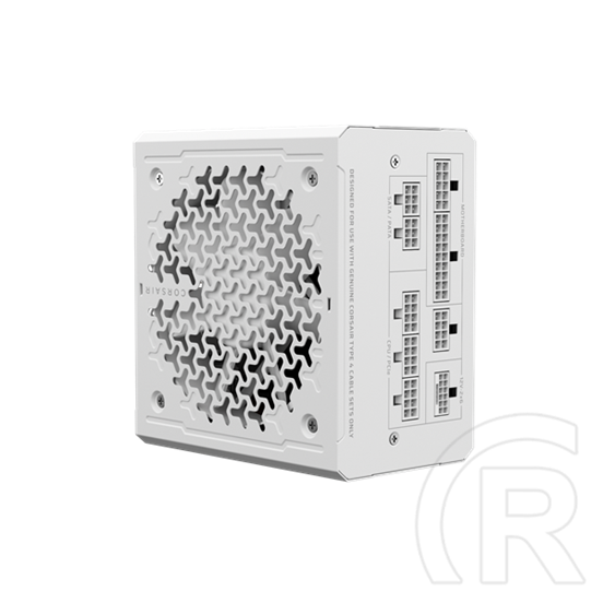 Corsair RM1000e White 1000W tápegység (ATX 3.1, 12 cm ventilátor, moduláris)