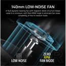 Corsair RM1000x tápegység (1000 W, 80+ Gold, moduláris, ATX 3.1, 14 cm ventilátor)