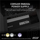 Corsair RM650e tápegység (650 W, 80+ Gold, ATX)