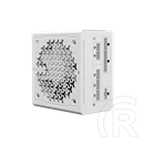 Corsair RM850e tápegység (850W, 80+ Gold, moduláris, ATX 3.1, PCIe 5.1, 12 cm ventilátor, fehér)