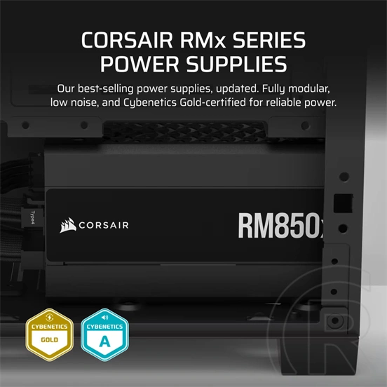 Corsair RM850x tápegység (850 W, 80+ Gold, ATX)