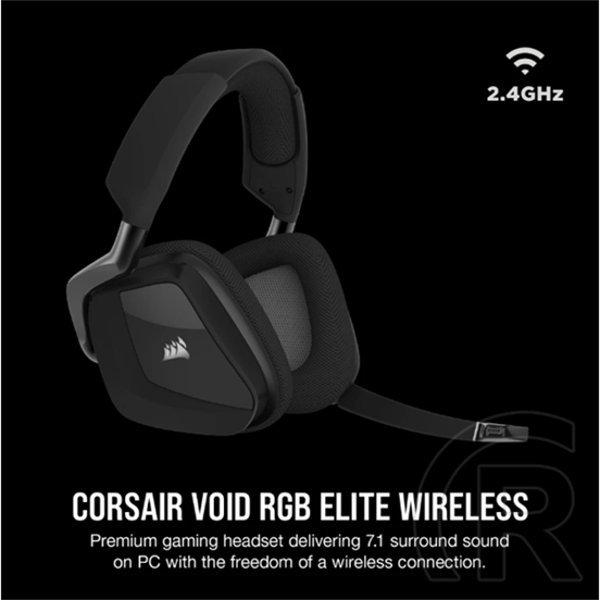 Corsair Void RGB Elite Wireless Premium fejhallgató (fekete)