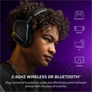 Corsair Void V2 vezeték nélküli headset (Dolby Atmos, 2.4 GHz USB vevő, Bluetooth 5.3, mikrofon, 70 óra, fekete)