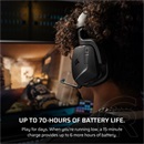 Corsair Void V2 vezeték nélküli headset (Dolby Atmos, 2.4 GHz USB vevő, Bluetooth 5.3, mikrofon, 70 óra, fekete)