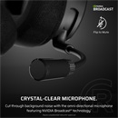 Corsair Void V2 vezeték nélküli headset (Dolby Atmos, 2.4 GHz USB vevő, Bluetooth 5.3, mikrofon, 70 óra, fekete)
