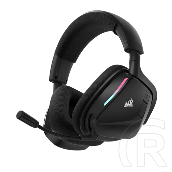 Corsair Void V2 vezeték nélküli headset (Dolby Atmos, 2.4 GHz USB vevő, Bluetooth 5.3, mikrofon, 70 óra, fekete)
