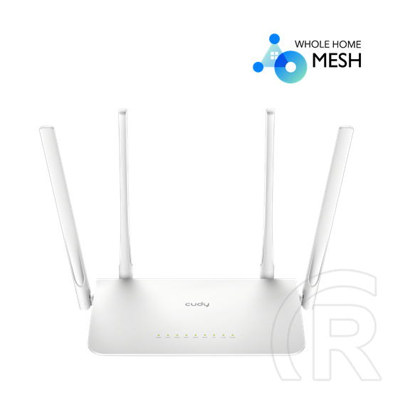 Cudy WR1300 wifi router (AC1200, 2,4/5G, 4 x 1000 Mbps LAN)