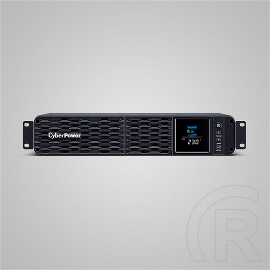 CyberPower 1200 VA 720 W szünetmentes tápegység (8x IEC C13, 1x USB, aktív PFC, line-interaktív, színes LCD, rack-be sze