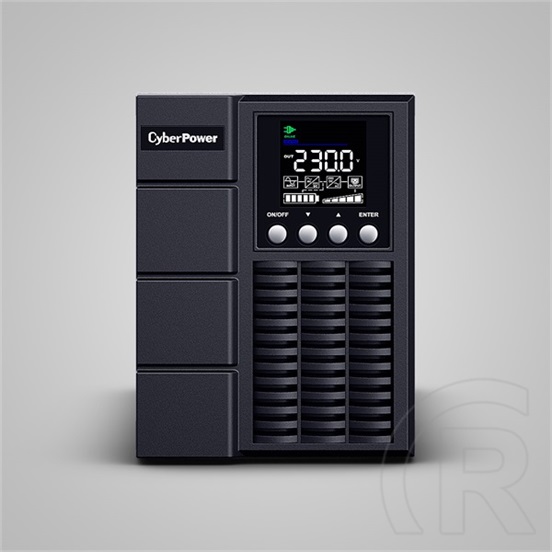 CyberPower OLS1000EA MainStream torony szünetmentes tápegység (1000 VA / 900 W, Online dupla konverzió, 3 aljzat, 2x Sch