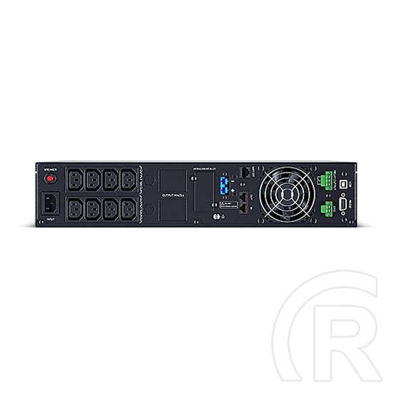 CyberPower OLS1000ERT2UA szünetmentes tápegység (1000 VA/900 W, 8x C13, színes LCD, online, rack/tower)