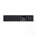 CyberPower OLS1000ERT2UA szünetmentes tápegység (2000 VA/1800 W, 8x C13 aljzat, színes LCD, online kettős konverzió, rac
