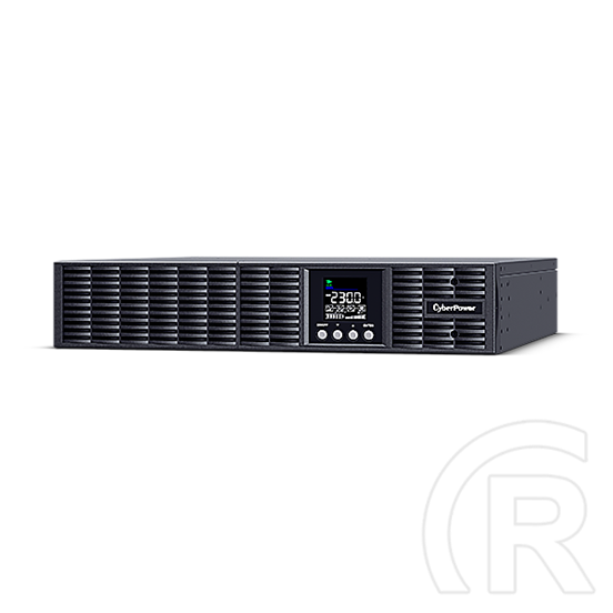 CyberPower OLS1000ERT2UA szünetmentes tápegység (online, 3000VA/2700W, 8x C13 aljzat, színes LCD, rack/tower)