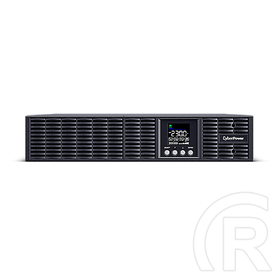 CyberPower OLS1000ERT2UA szünetmentes tápegység (online, 3000VA/2700W, 8x C13 aljzat, színes LCD, rack/tower)