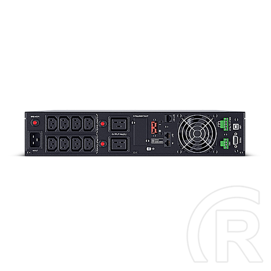 CyberPower OLS1000ERT2UA szünetmentes tápegység (online, 3000VA/2700W, 8x C13 aljzat, színes LCD, rack/tower)