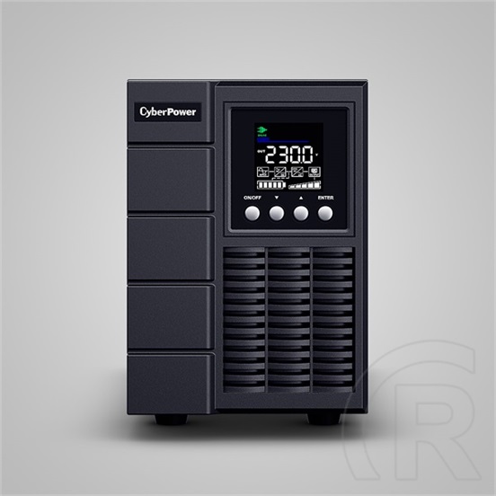 CyberPower OLS1500EA szünetmentes tápegység (online, torony, 1500 VA, 1350 W, Schuko x2, IEC C13 x2, 1,5 m, fekete)