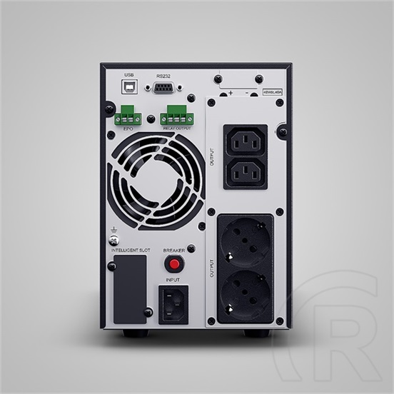 CyberPower OLS1500EA szünetmentes tápegység (online, torony, 1500 VA, 1350 W, Schuko x2, IEC C13 x2, 1,5 m, fekete)
