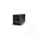 CyberPower PR750ELCD szünetmentes tápegység (6× IEC320, 750 VA, 675 W, 230 V, USB+soros, line-interaktív)