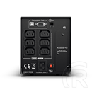 CyberPower PR750ELCD szünetmentes tápegység (6× IEC320, 750 VA, 675 W, 230 V, USB+soros, line-interaktív)