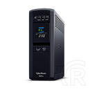 CyberPower UPS Gaming szünetmentes tápegység (1600 VA, line-interaktív, AVR, 6x Schuko, 2x USB, LCD, adatvonal-védelem)