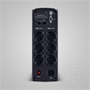 CyberPower UPS Gaming szünetmentes tápegység (line-interaktív, 1350 VA, 810 W, 230 V, 6 Schuko aljzat, 2x USB, AVR, szín