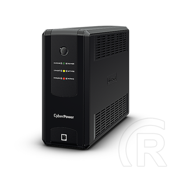 CyberPower UT1050EG szünetmentes tápegység (4 aljzat, 1050 VA, 630 W, line-interaktív, USB)