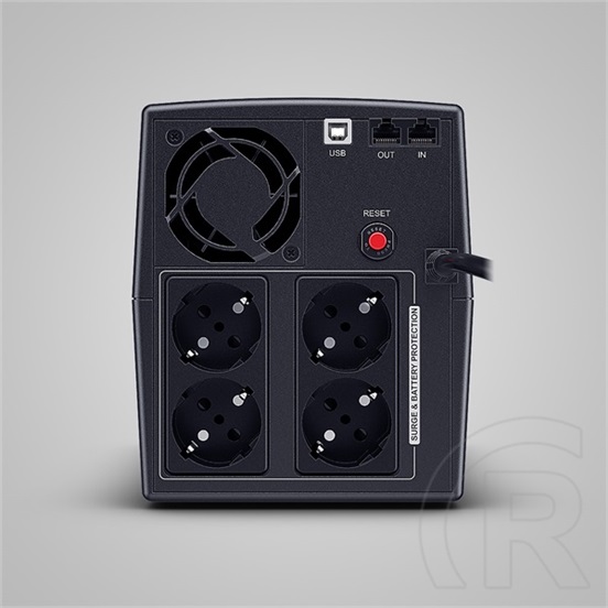 CyberPower UT1500EG szünetmentes tápegység (1500 VA, 900 W, 4 aljzat, Schuko, line-interaktív, 230 V)