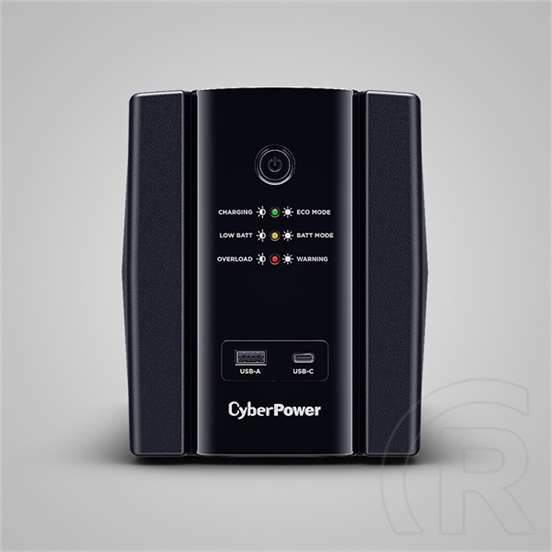 CyberPower UT1500EG szünetmentes tápegység (1500 VA, 900 W, 4 aljzat, Schuko, line-interaktív, 230 V)