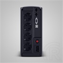 CyberPower VP1000ELCD szünetmentes tápegység (1000 VA/550 W, line-interaktív, 3x Schuko, USB+soros, 4 ms, torony)
