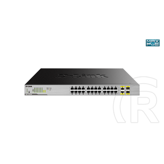 D-Link Switch 10/100/1000 24 port + 4 SFP Gigabit PoE