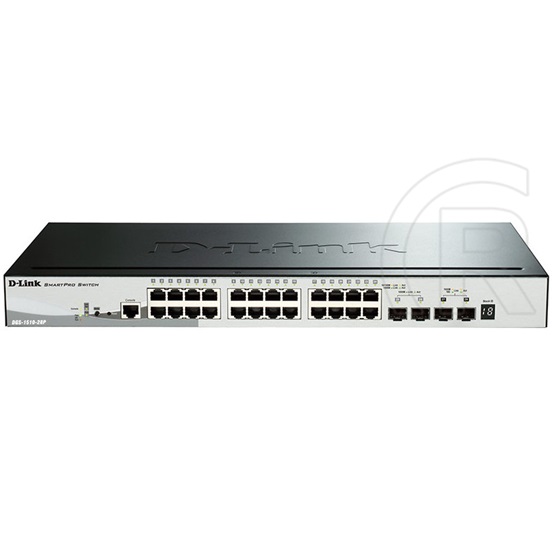 D-Link Switch 10/100/1000 28 Port Stackable Managed PoE (2x 10G SFP+, 2x SFP)