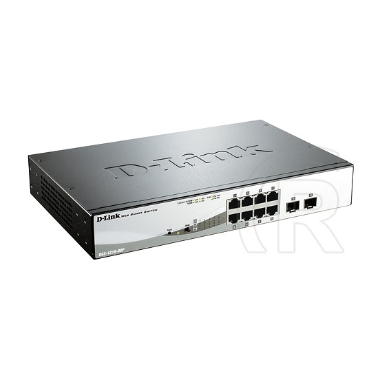 D-Link Switch 10/100/1000 8 Port PoE (2x SFP)