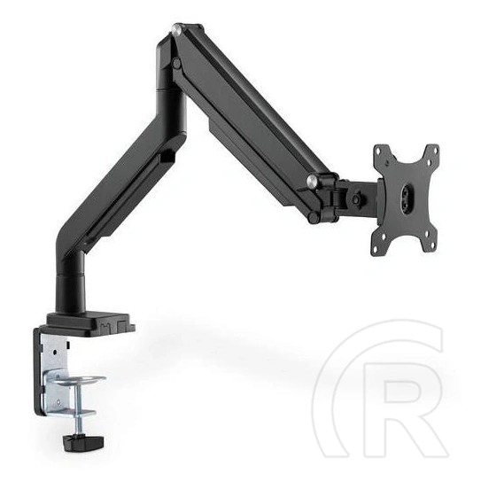 DIGITUS gázrugós C-bilincses univerzális (VESA 75 / 100) 1-es fekete monitor tartó konzol