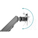 DIGITUS gázrugós fali univerzális (VESA 75 / 100) 1-es fekete monitor tartó konzol