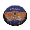 DVD-R Verbatim 4,7 GB 16x Cakebox x10