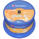 DVD-R Verbatim 4,7 GB 16x Cakebox x50
