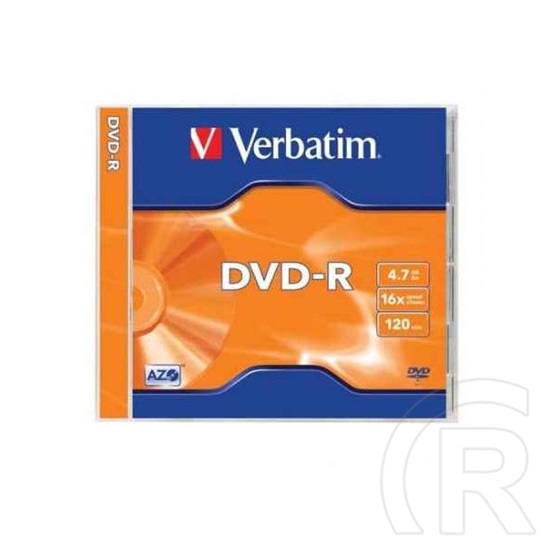 DVD-R Verbatim 4,7 GB 16x normál tokban