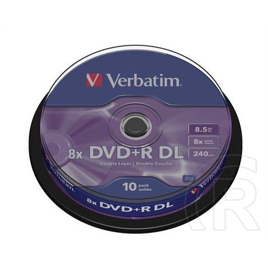 DVD+R Verbatim 8,5 GB 8x Double Layer x10